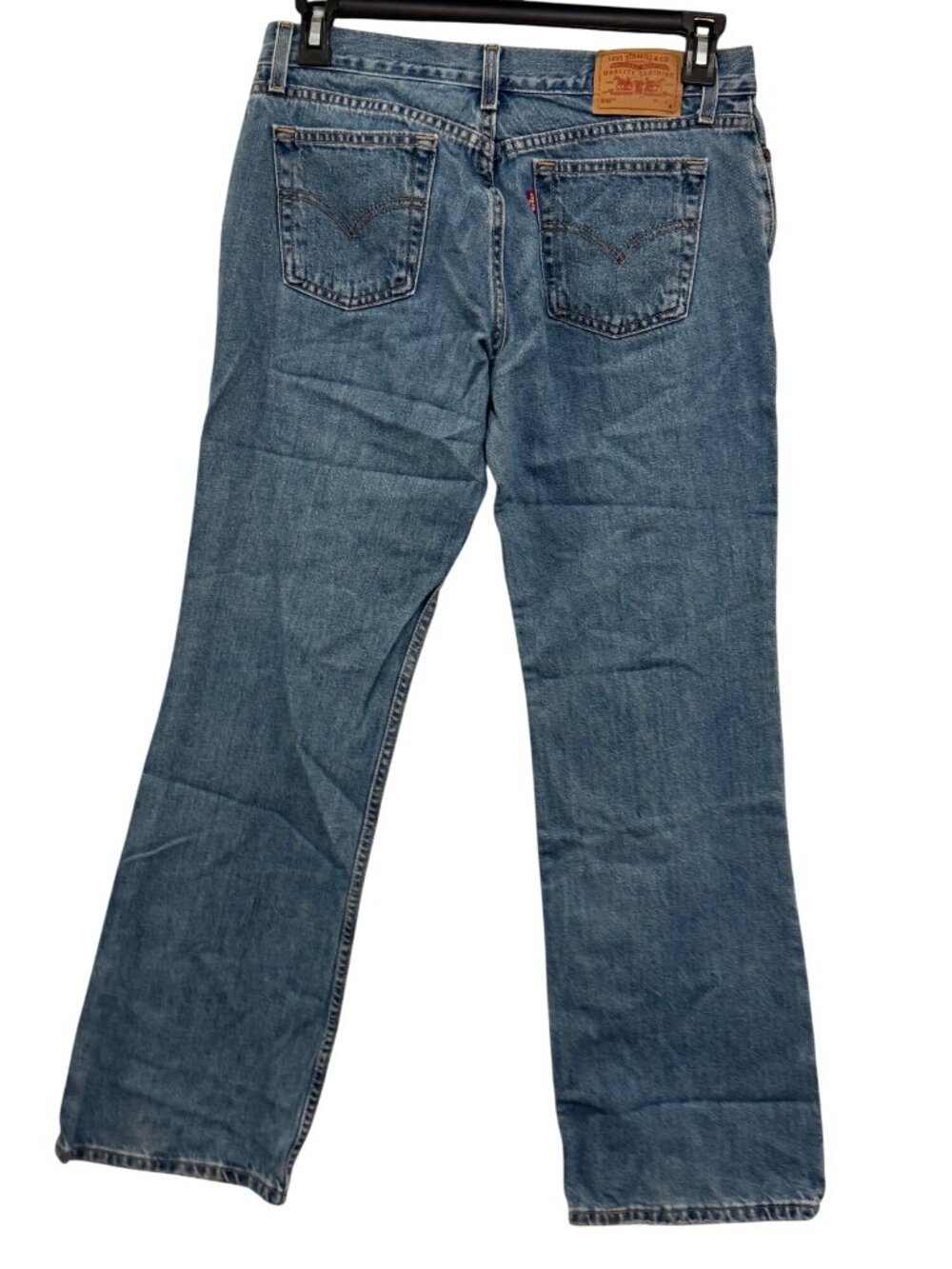 Levis 518 Womens Super Low Boot Cut Jeans 11 Jr Medium Blue Denim Made In Mexico